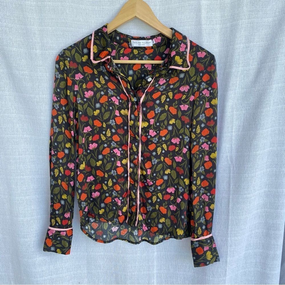 Taylor Tillman Floral Button Down Shirt